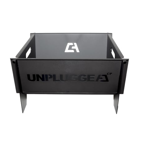 即納OK ブラック 焚火台 BEATS 45x45cm 黒 アンプラグドキャンプ 焚火 たきび 焚火台 倉庫