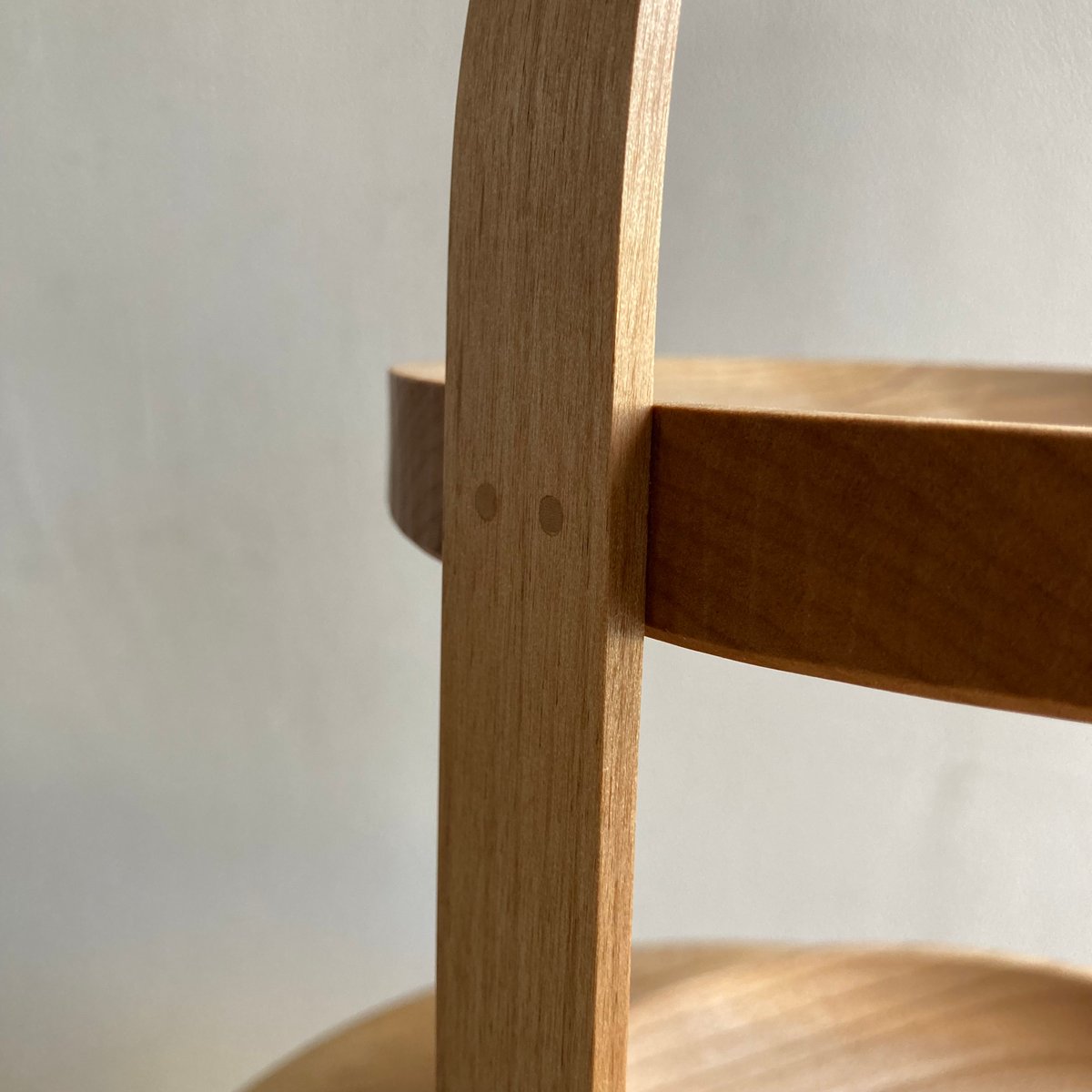 アフタヌーンティ―スタンド、YAMAシリ―ズ、渡邉浩幸、木工、美品 afternoon tea stand 