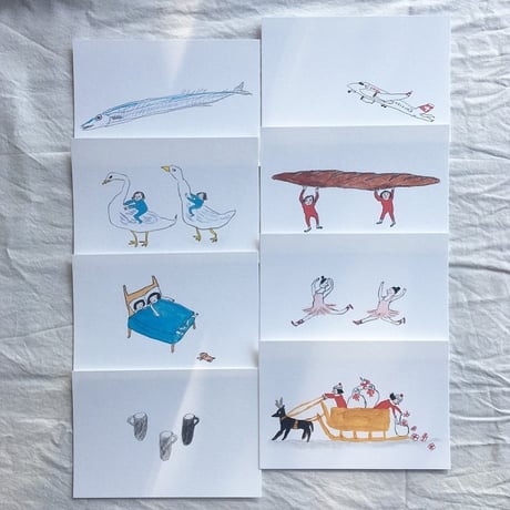10 postcards set/mitsou