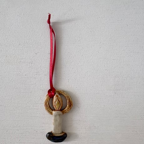 christmas ornament "candle" / Kosuge Sachiko