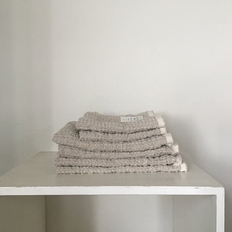 Linen waffle towel(hand towel)/MAICEN