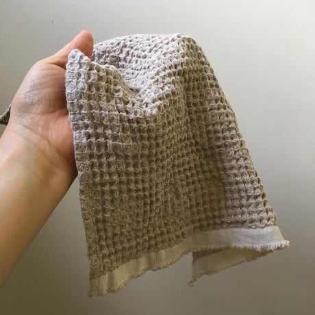 linen waffle towel(kitchen towel)/ MAICEN