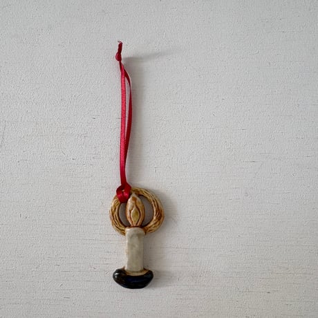 christmas ornament "candle" / Kosuge Sachiko
