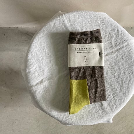 linen cotton socks / KARMAN LINE