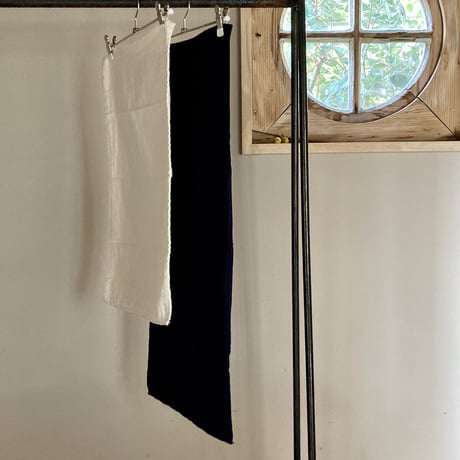 organic cotton gauze towel・navy ( face towel)/MAICEN