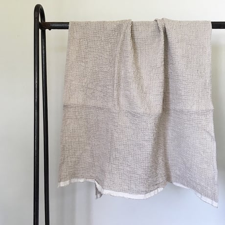 linen waffle towel(bath towel)/MAICEN