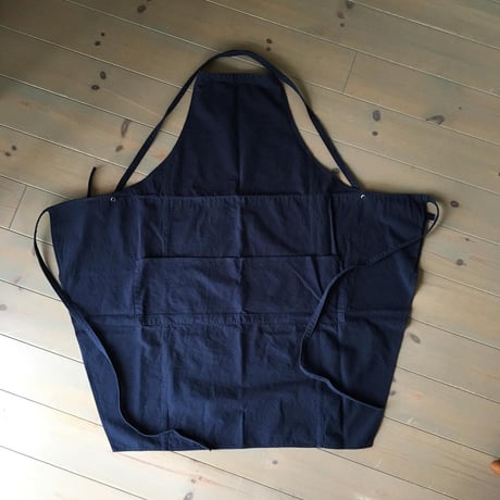 apron(navy)/MAROBAYA