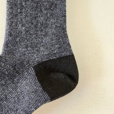 Wool × Border socks / KARMAN LINE