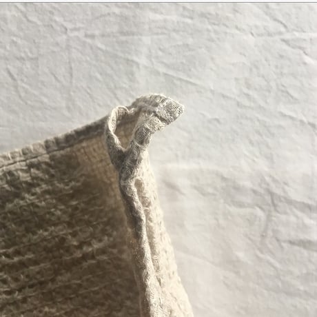 Linen waffle towel(hand towel)/MAICEN