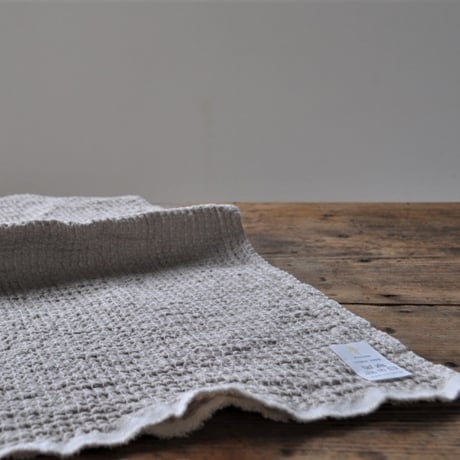 linen waffle towel(bath towel)/MAICEN