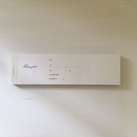 "receipt" / hitsujigusa