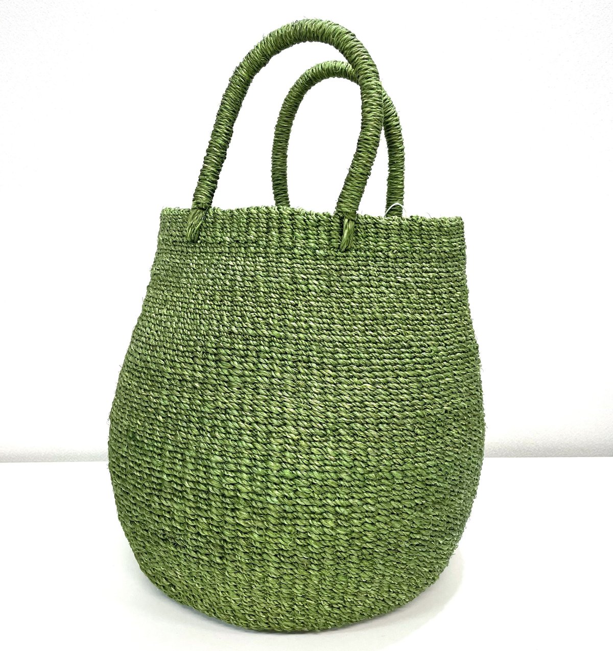 アバカ　バンブーバッグ　M+abaca 花繋ぎ　夏単衣　6464 アバカ バンブーバッグ M+abaca 花繋ぎ 夏単衣 6464