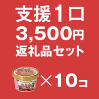 支援1口カムカムシャーベット10個　限定500セット