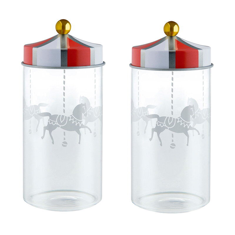 アレッシィ○ALESSI ALMW68S2○サーカスガラス瓶 ×2○0.14 L アレッシィ○ALESSI ALMW68S2○サーカスガラス瓶 ×2○0.14 L