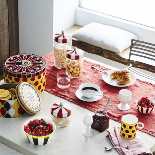 アレッシィALESSI サーカスCIRCUS 収納ジャーガラスジャー2点