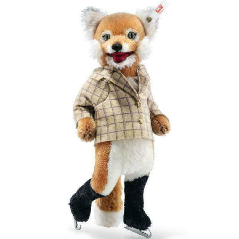 シュタイフ○Steiff 007071 ○キツネのアイススケーター○26cm シュタイフ○Steiff 007071 ○キツネのアイススケーター○26cm
