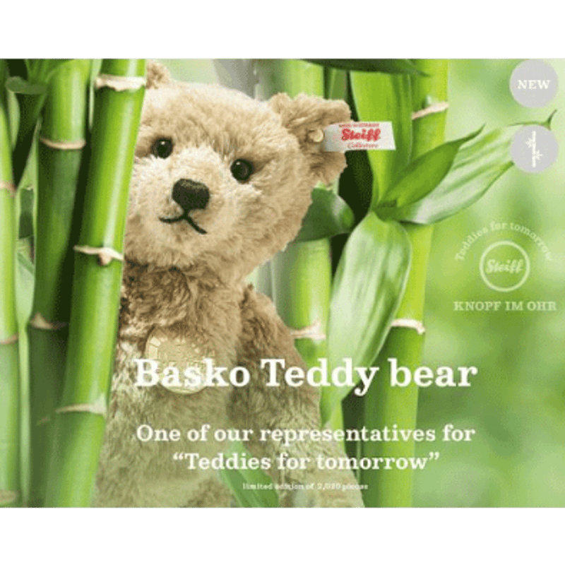 シュタイフ○Steiff 007002○BASKO・バスコ○29cm○Teddies for シュタイフ○Steiff 007002○BASKO・バスコ○29cm○Teddies for