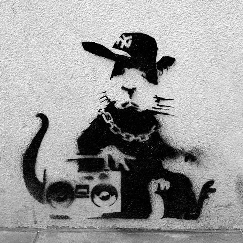 ➀ バンクシー*BANKSY*Rat Rapper/ラットラッパー*A4 約20 ➀ バンクシー*BANKSY*Rat Rapper/ラットラッパー*A4 約20