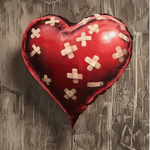 ➄ バンクシー*BANKSY Bandaid Heart Balloon*絆創膏ハート ➄ バンクシー*BANKSY Bandaid Heart Balloon*絆創膏ハート