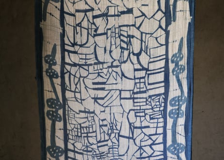 正藍型染布 / スルガノアオ