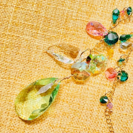 【完成品】－祈り－Suncatcher®「共に生きる」【限定3本】（スワロフスキークリスタル使用）