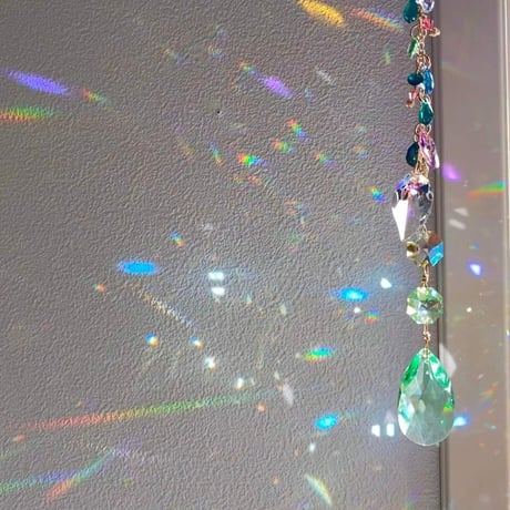【完成品】－祈り－Suncatcher®「共に生きる」【限定3本】（スワロフスキークリスタル使用）