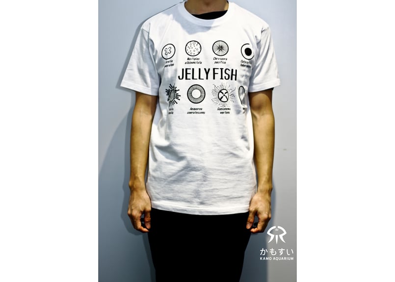 飼育員の暴走シリーズ第3弾！】自画自賛Tシャツ Various Jellyfish