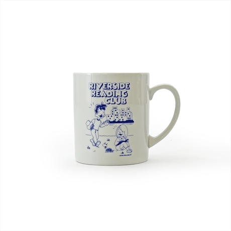 Riverside Reading Club × Girlside マグカップ (2299991492524)