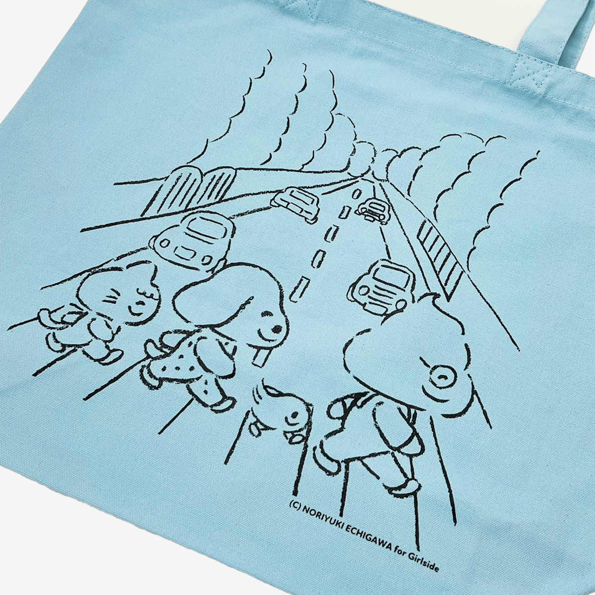 えちがわのりゆき×Girlside トートバッグ HOWACOROAD (2299991697