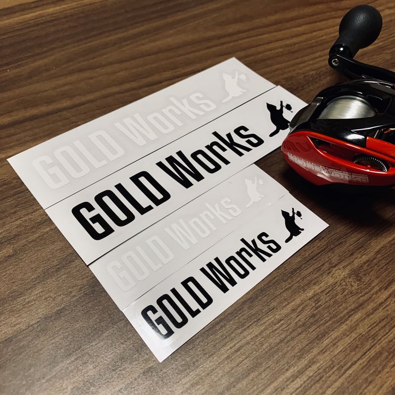 GOLDWorks Logo sticker【ゴールドワークス ロゴステッカー S