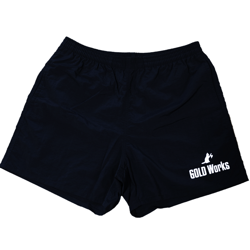 2xu ストレッチハーフパンツ ブラック ゴールド ゴールドワークスショートパンツ】ブラック | GOLDWORKS ONLINE