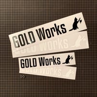 GOLDWorks Logo sticker【ゴールドワークス ロゴステッカー 】
