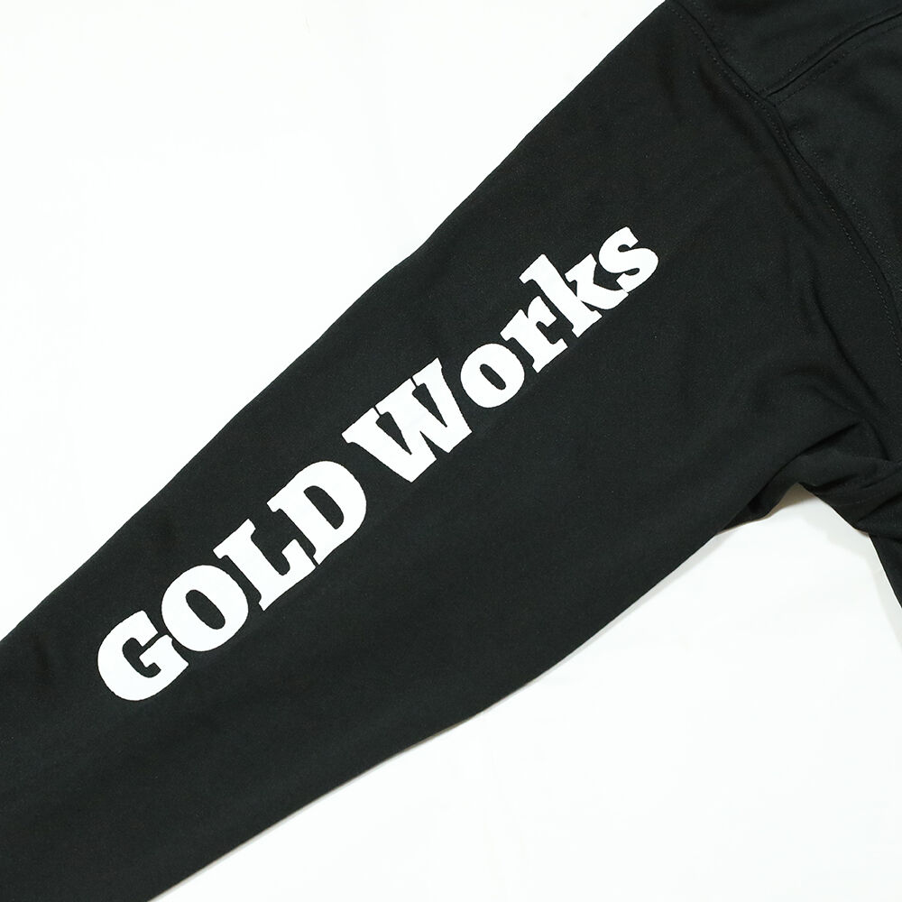 GOLDWorks ドライロングTシャツ シルキーモデル 左胸&右腕ロゴ GOLDWorks ドライロングTシャツ シルキーモデル 左胸&右腕ロゴ