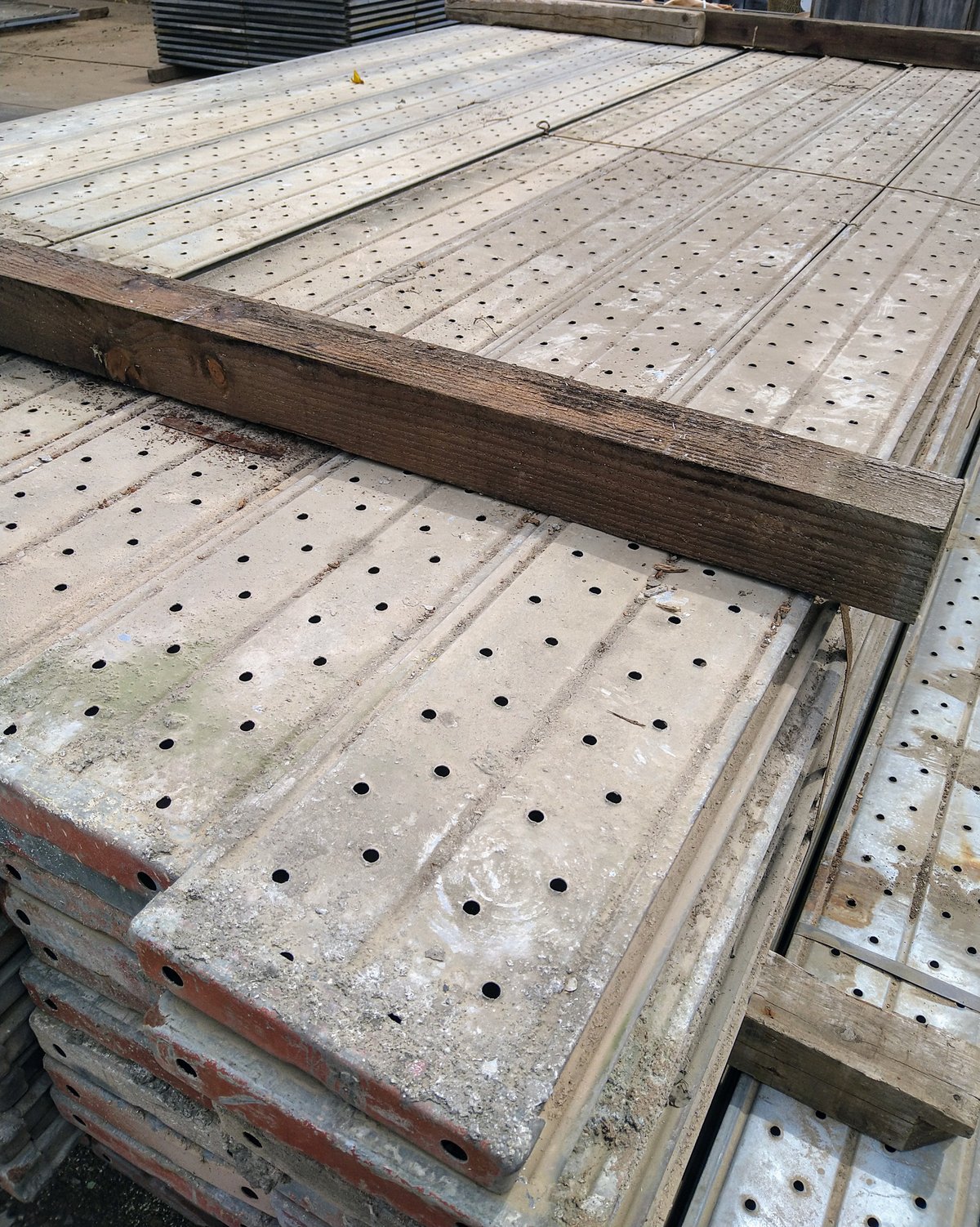 中古 鉄板 足場板 長さ400cm 20枚セット