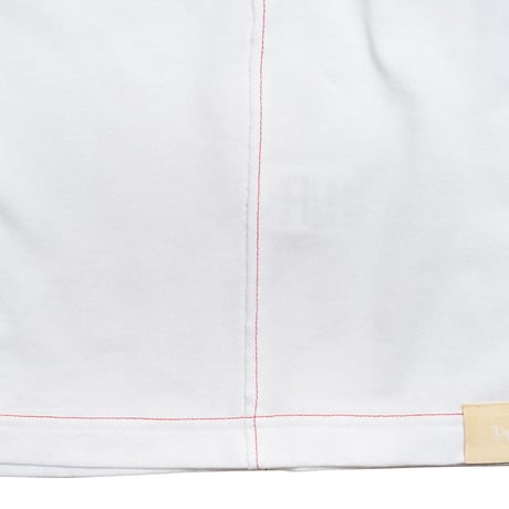 Arabic Oversized cut off T-shirt / White