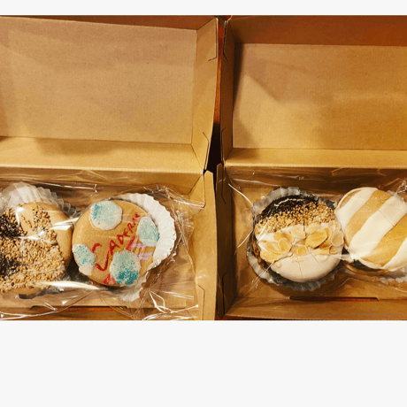 三色最中ルンルン2個セット(店頭受渡し)