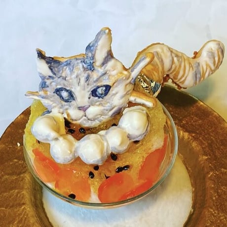 ぼったくりシリーズ①〜パール付き猫かき氷〜