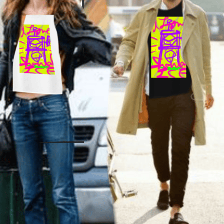 VネックダンサブルマシンT