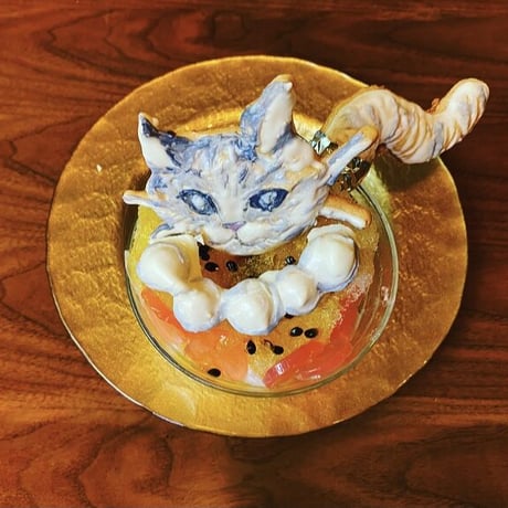 ぼったくりシリーズ①〜パール付き猫かき氷〜