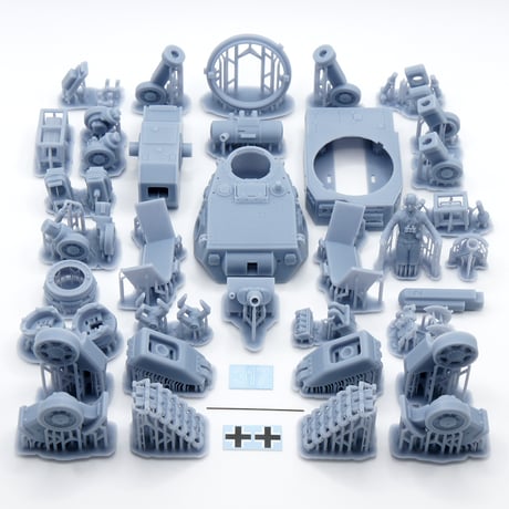 1:48 センシャロボ IV号D型 [リニューアルver.] SENSHAROBO Pz.Kpfr. IV Ausf. D [RENEWAL ver.]