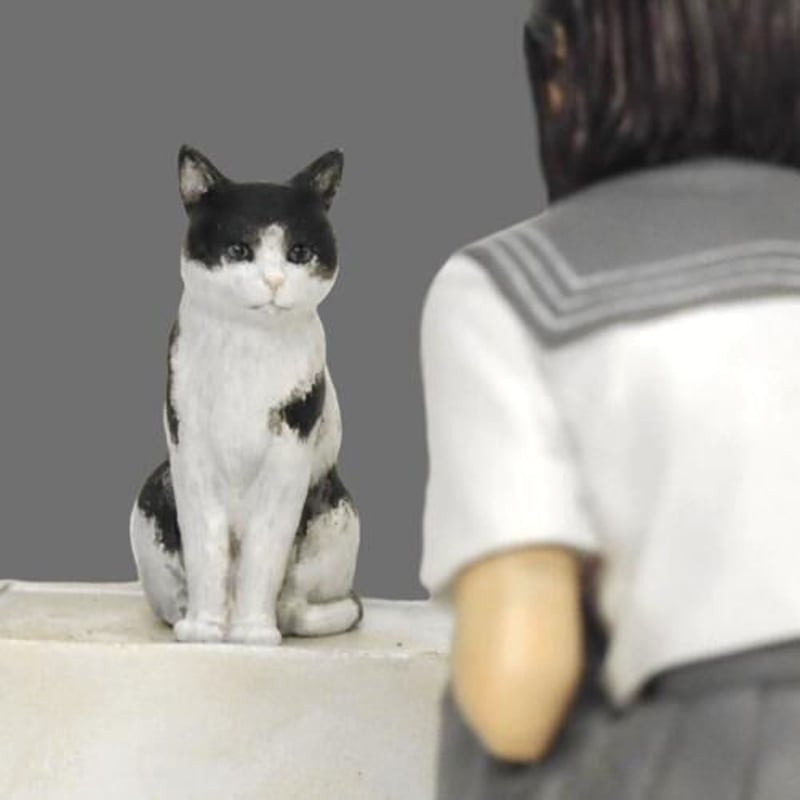 ネコメセン　F4-05 　アクリル画 ネコメセン F4-05 アクリル画 ネコメセン F4-05 アクリル画 1:20 青春