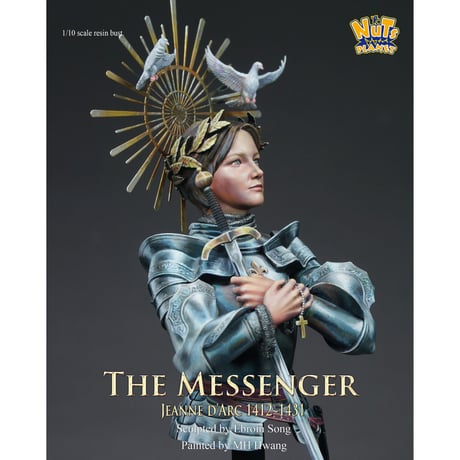 1:10 "神の使者"ジャンヌ・ダルク 1412-1431(半身像) THE MESSENGER BUST