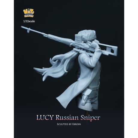 1:12 ロシア最凶の女狙撃兵ルーシー 胸像  LUCY Russian Sniper BUST