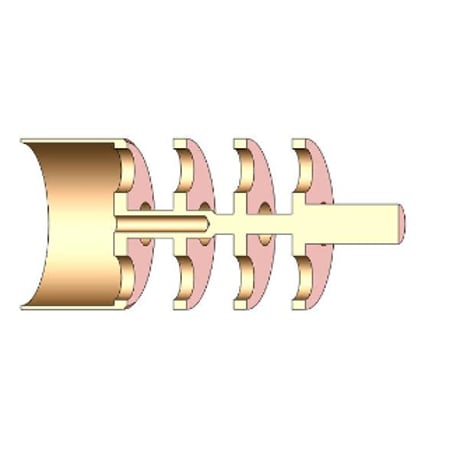 ガトリングバレル.M (4砲身) ディテールアップパーツ GATLING BARREL.M (4-BARREL)