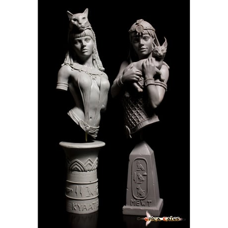 1:10 カヤテン＆ミュウ KYAATEN & MEWT BUST