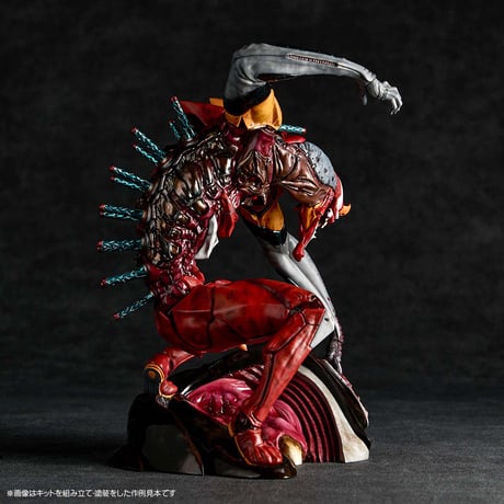 ARTPLA  SCULPTURE WORKS エヴァンゲリオン 2号機獣化第2形態 ザ・ビースト "ジオフロント血戦" ベージュカラーVer.