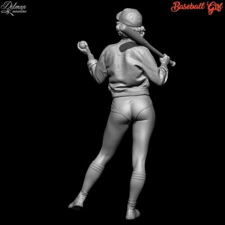90mm BASEBALL GIRL