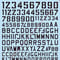 Ma.K. CODE LETTERS DECAL SET (BLACK)