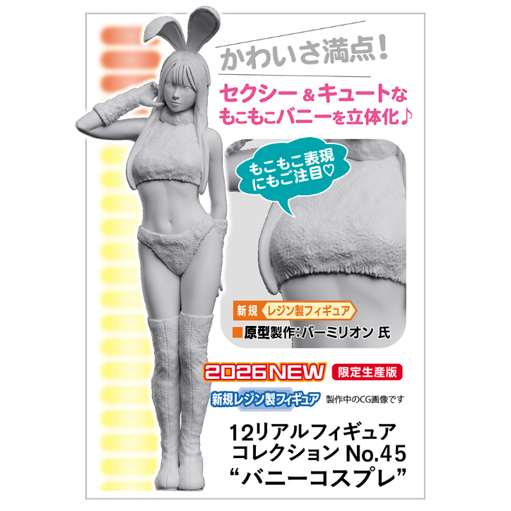 12リアルフィギュア コレクションNo.45 “バニーコスプレ” | tonerico
