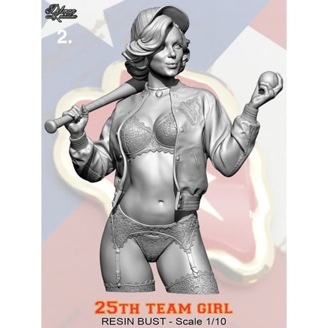 1:10 25TH TEAM GIRL BUST